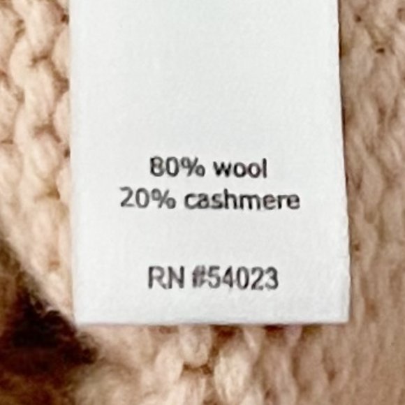 Derek Lam 10 Crosby Athleta Collaboration Medium  Cashmere Blend Chunky … - Picture 5 of 6